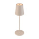VINOLINA TWO, luminaire de table, batterie, IP65, 2200/2700/3000 K, TOUCH, beige
