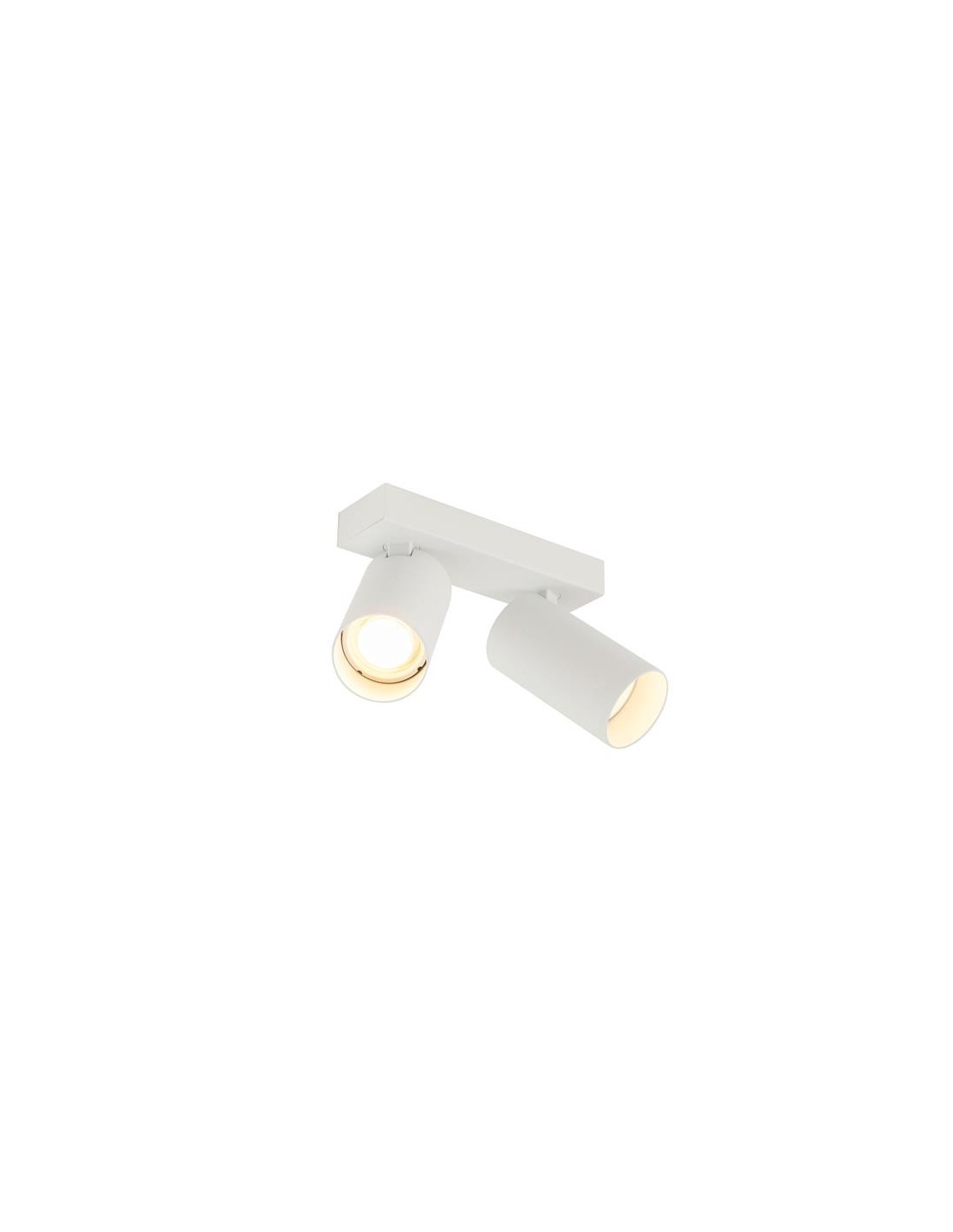 KAMI plafonnier apparent, double, 2x max. 10W, GU10, blanc