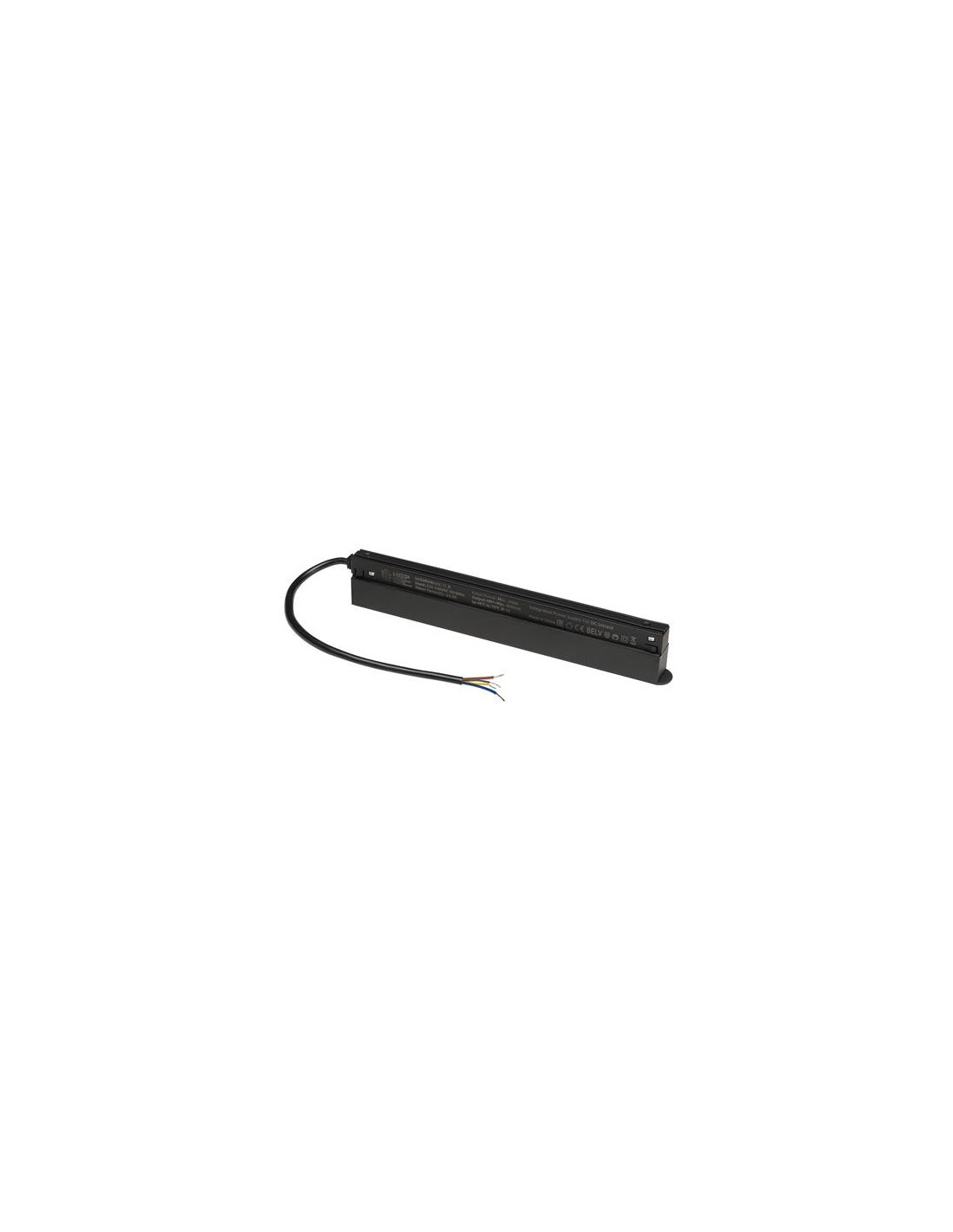 Intrack power adapter, 48V TRACK, 250W, incl. DALI through-wiring, black