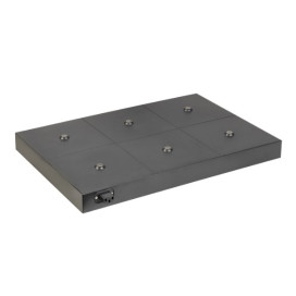 VINOLINA TWO, station de recharge, max. 6 luminaires, noir