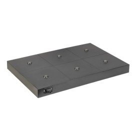 VINOLINA TWO, station de recharge, max. 6 luminaires, noir