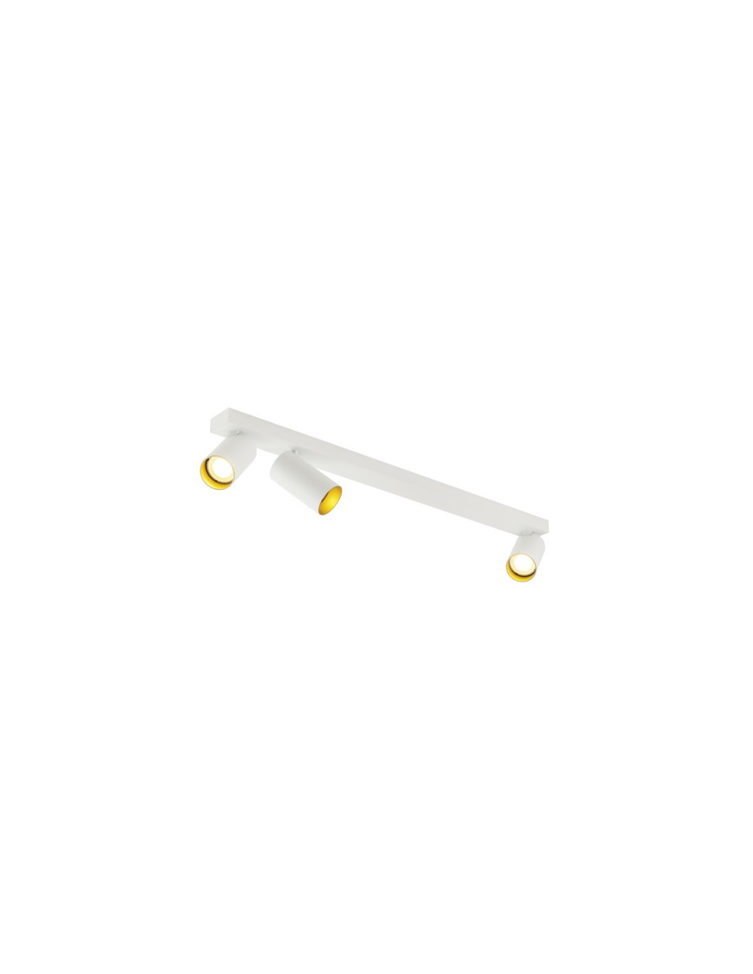 KAMI, luminaire monté au plafond, 3x max. 10 W, GU10, blanc/or
