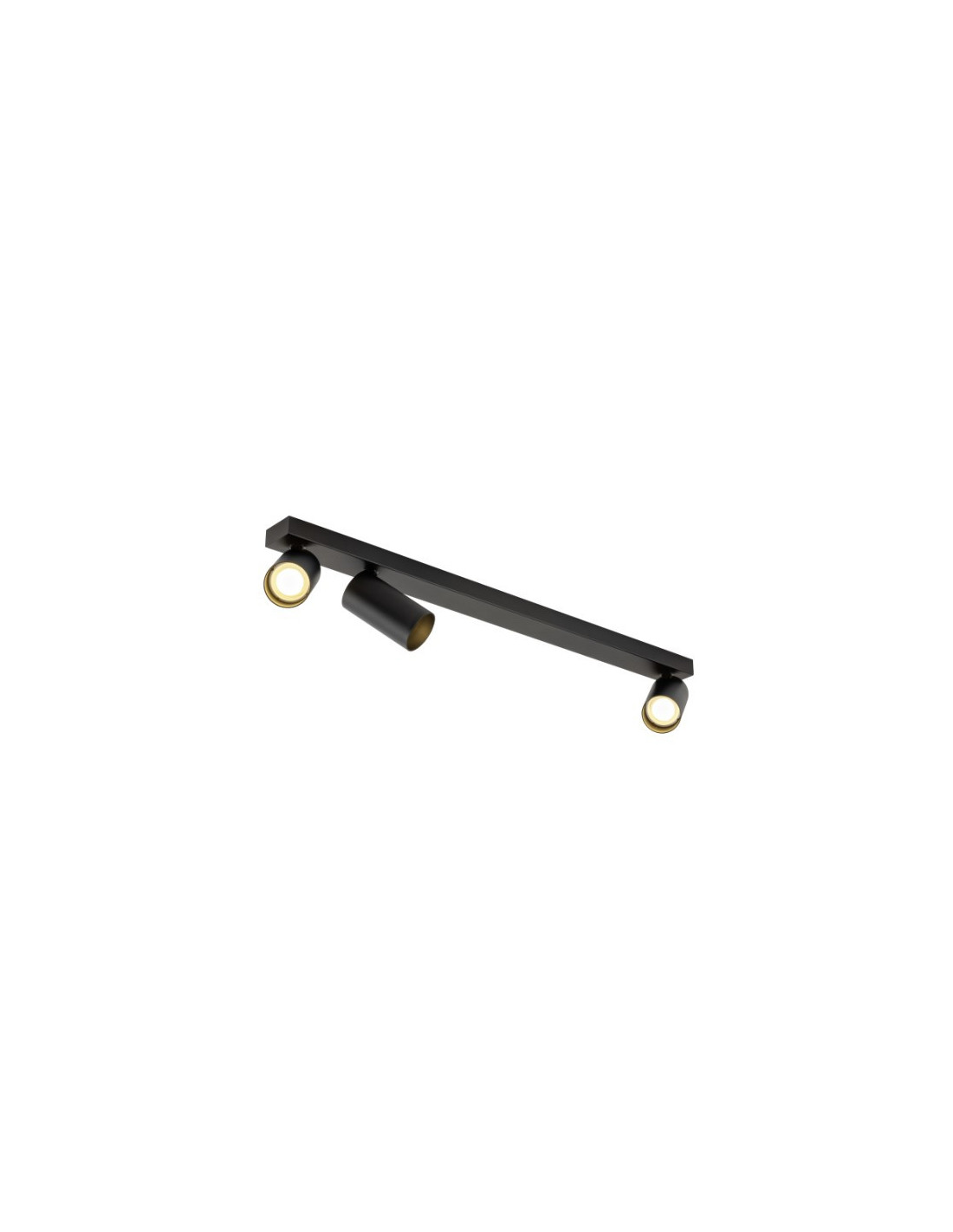 KAMI, luminaire monté au plafond, 3x max. 10 W, GU10, noir