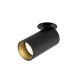 KAMI, plafonnier encastré, 1x max. 10 W, GU10, noir