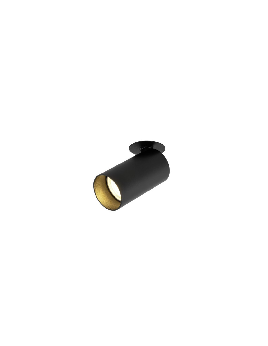 KAMI, plafonnier encastré, 1x max. 10 W, GU10, noir