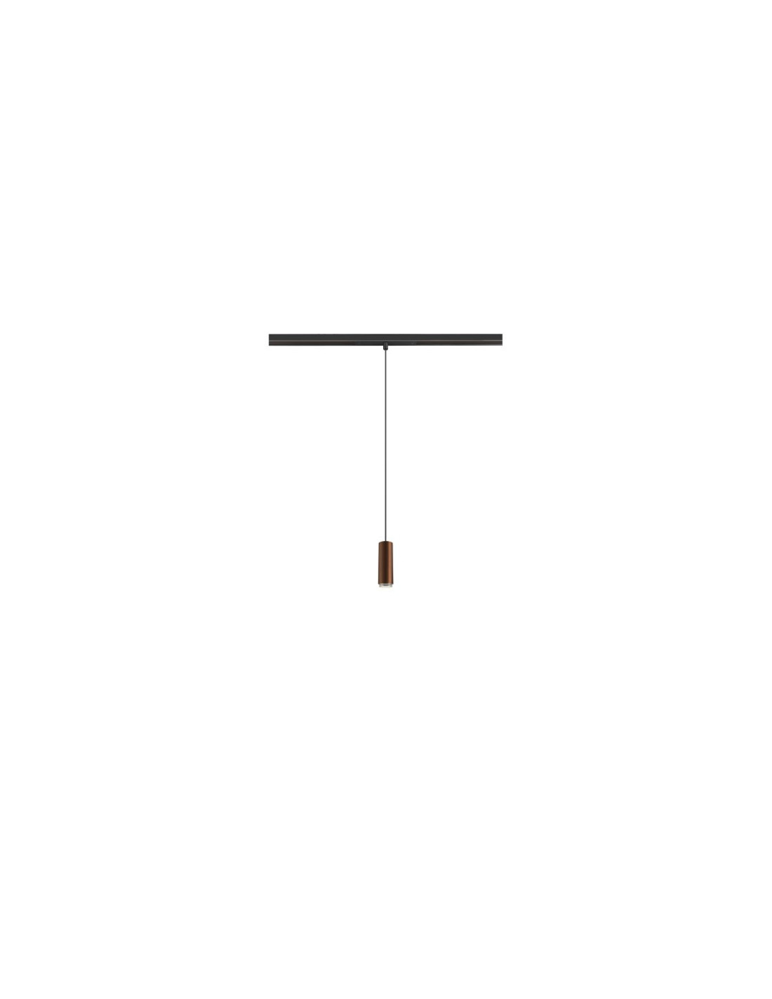 LALU®, suspension, 48 V, Led Base, Mix&Match, 150 cm, 8 W, 3000 K, DALI, bronze