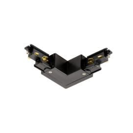 S-TRACK DALI, connecteur en L, réglable, alimentation possible, noir