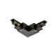 S-TRACK DALI, connecteur en L, réglable, alimentation possible, noir