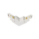 S-TRACK DALI, connecteur en L, réglable, alimentation possible, blanc