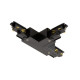 S-TRACK DALI, connecteur en T, réglable, gauche, alimentation possible, noir