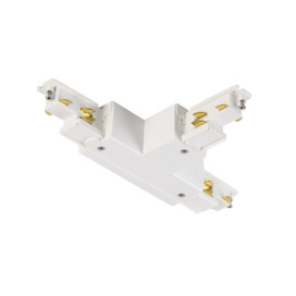 S-TRACK DALI, connecteur en T, réglable, gauche, alimentation possible, blanc