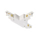 S-TRACK DALI, connecteur en T, réglable, droite, alimentation possible, blanc
