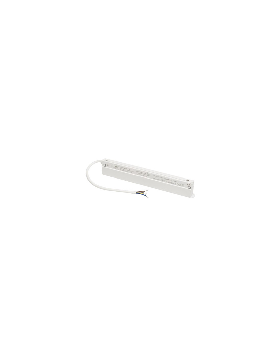 Intrack, alimentation, 48 V TRACK, 250 W, câblage continu DALI inclus, blanc