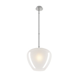 PANTILO CONVEX 40, suspension, 150 cm, E27, max. 40 W, blanc