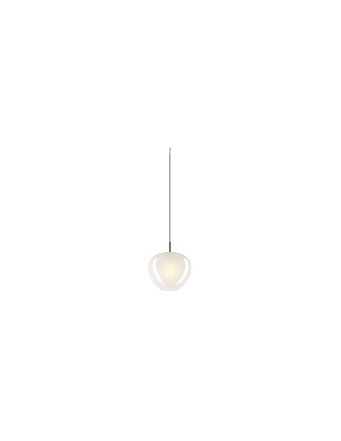 PANTILO CONVEX 29, suspension, 250 cm, E27, max. 40 W, blanc