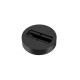 Rosace de plafond, pour adaptateur monophasé, noir
