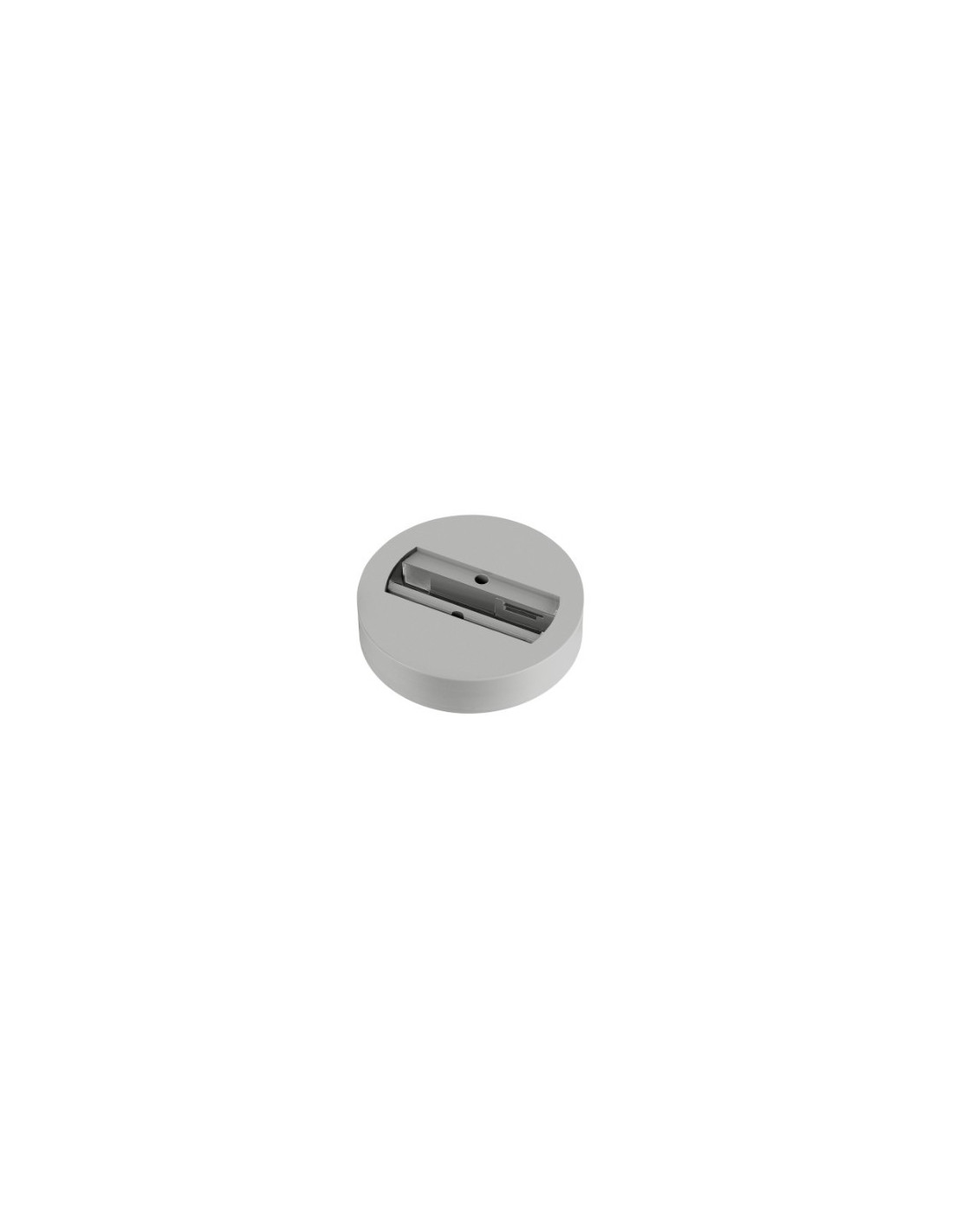 Rosace de plafond, pour adaptateur monophasé, gris