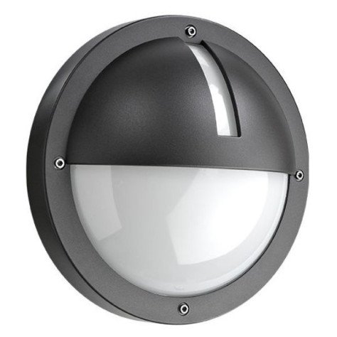 Uno applique E27 graphite diffuseur polycarbonate résistant aux UV IP65