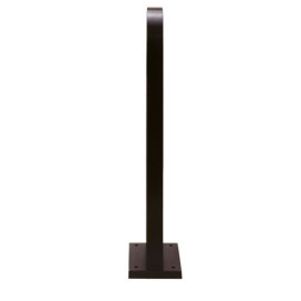 Potelet pour 1 armature noir H970mm pour Solo, Tanto, Primo et Uno