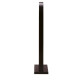 Potelet pour 1 armature noir H970mm pour Solo, Tanto, Primo et Uno