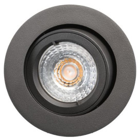 Jupiter Outdoor 230V spot encastré rond 50W GU10 graphite IP23