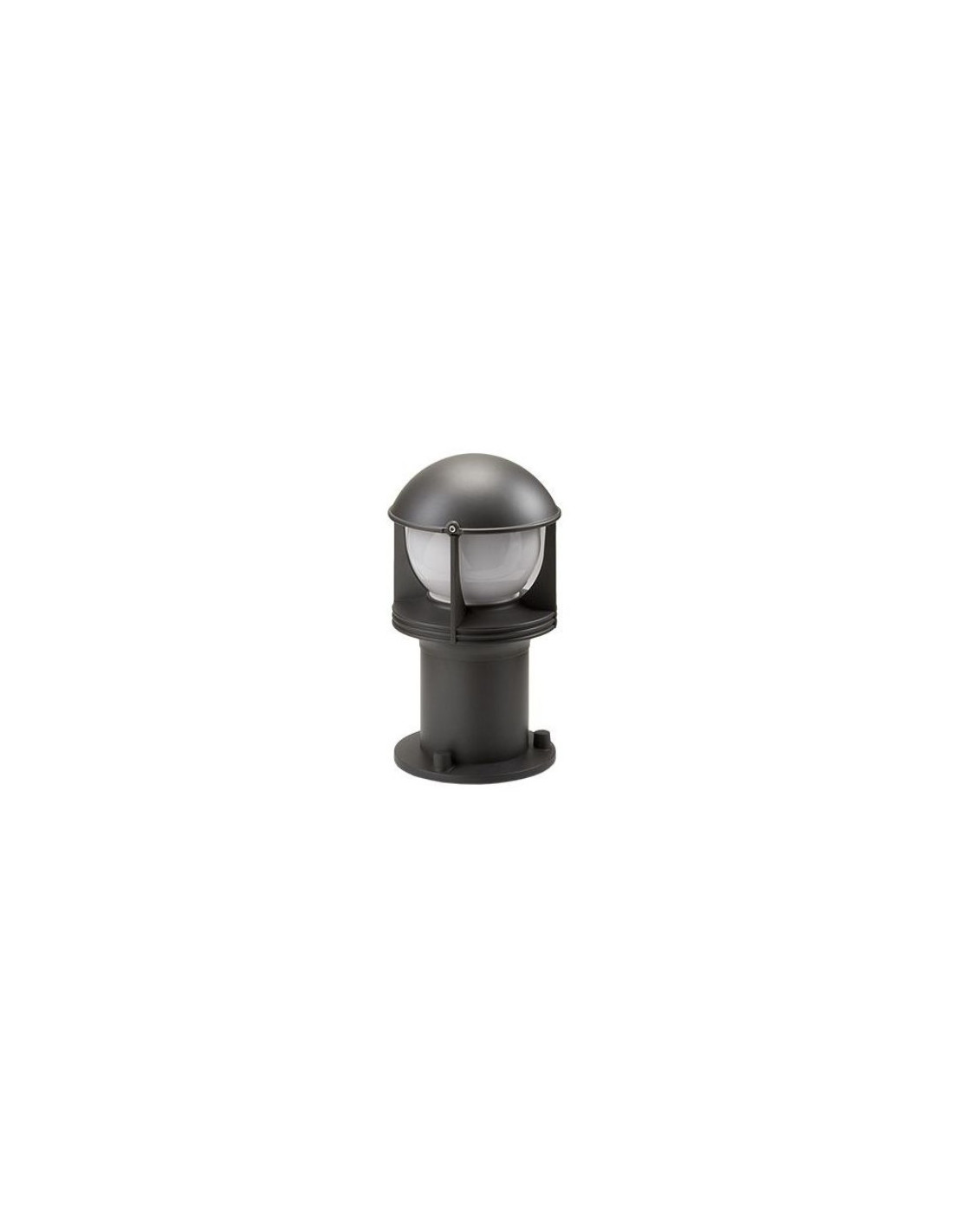borne Opus R LED graphite/opale 20W LED dim. outdoor IP54