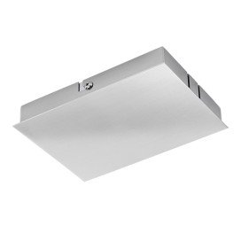 ZIP 230V boitier plafond acier brossé