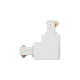 ZIP 230V connecteur 90 DG blanc