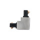 ZIP 230V connecteur 90 DG acier brossé
