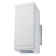 Echo appl apparent LED blanc 2x6W LED GU10 230V IP54