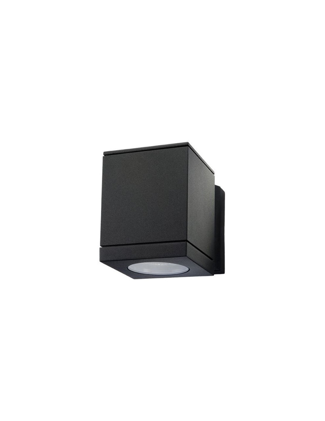 Echo appl apparent LED noir 1x6W LED GU10 230V IP54