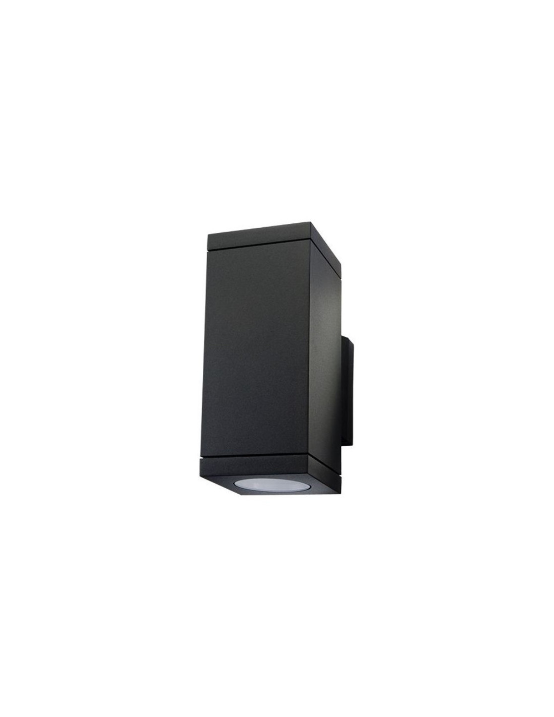 Echo appl apparent LED noir 2x6W LED GU10 230V IP54