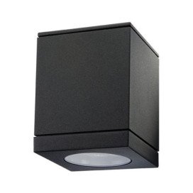 Echo plafonnier LED noir 6W LED GU10 230V IP54