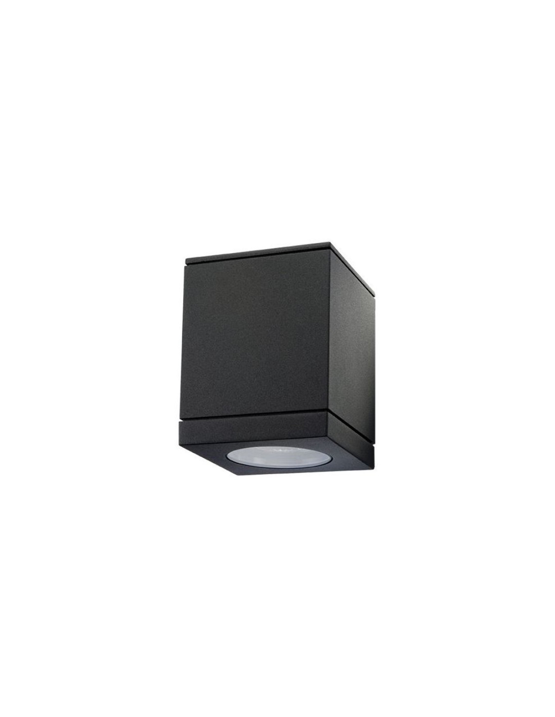 Echo plafonnier LED noir 6W LED GU10 230V IP54