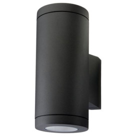 Metro LED applique apparent noir 2x6W LED GU10 230V IP65