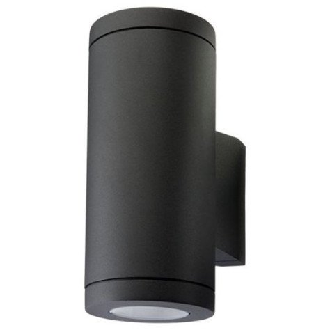 Metro LED applique apparent noir 2x6W LED GU10 230V IP65