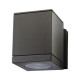 Echo appl apparent LED graphite 1x6W LED GU10 230V IP54