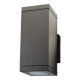 Echo appl apparent LED graphite 2x6W LED GU10 230V IP54