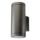 Metro LED applique apparent graphite 2x6W LED GU10 230V IP65