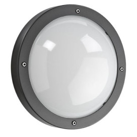Primo applique LED intégré 13,5W 230V 3000K IP65 graphite avec détecteur