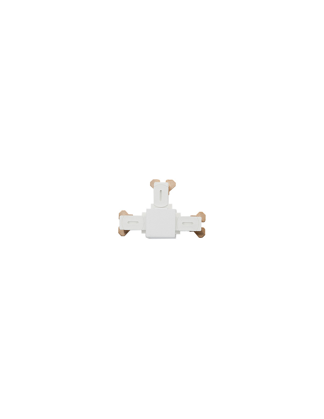 Zip 230V Rail T-Connecteur Blanc