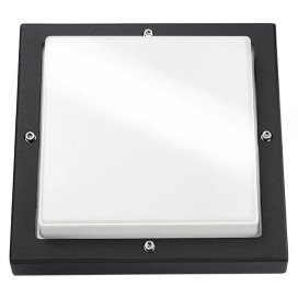 Bassi LED noir 10W LED 3000K + Twilight