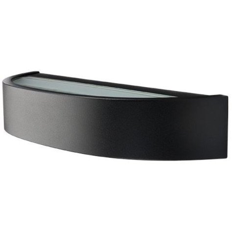 Curve noir mat 10W LED 3000K