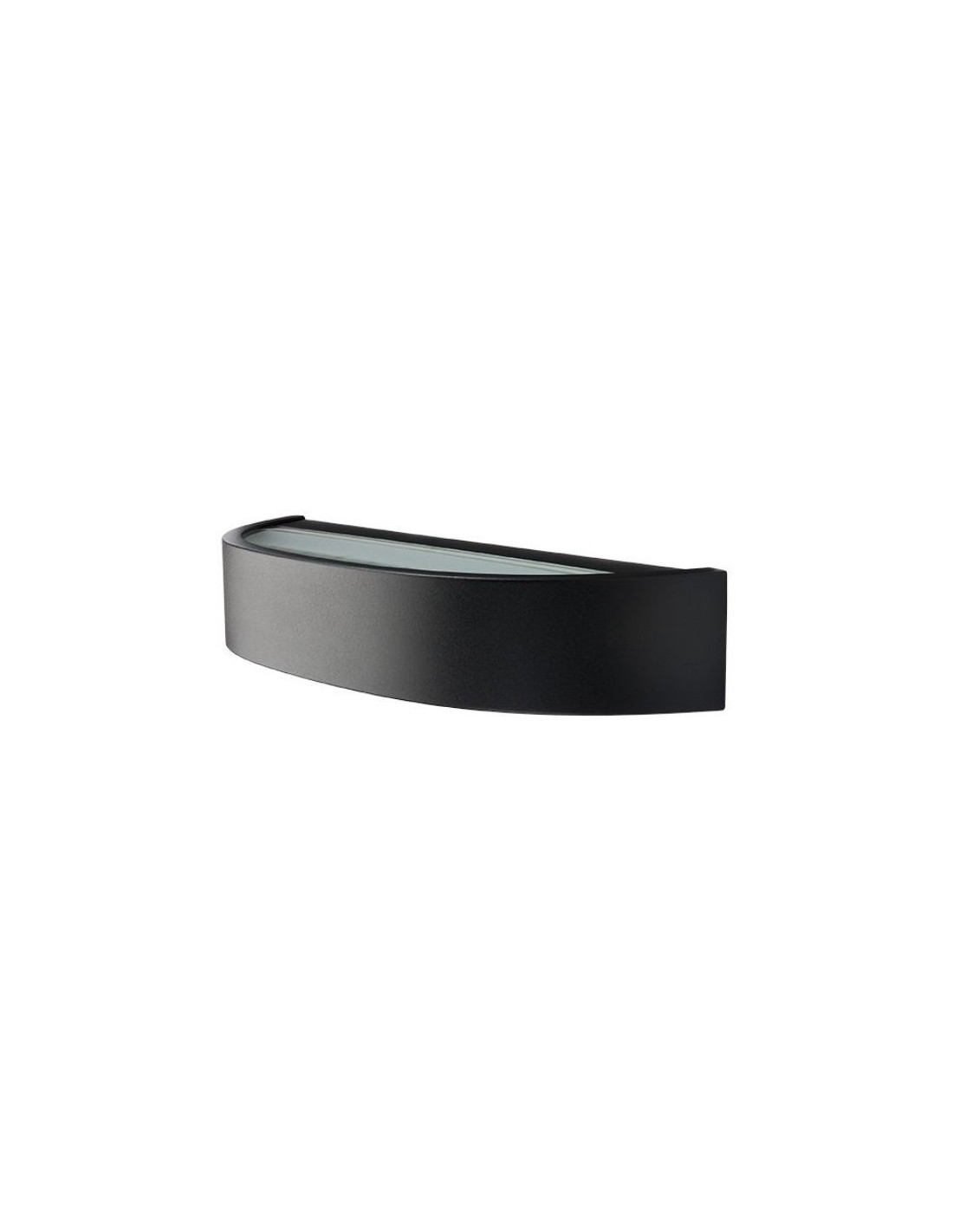 Curve noir mat 10W LED 3000K
