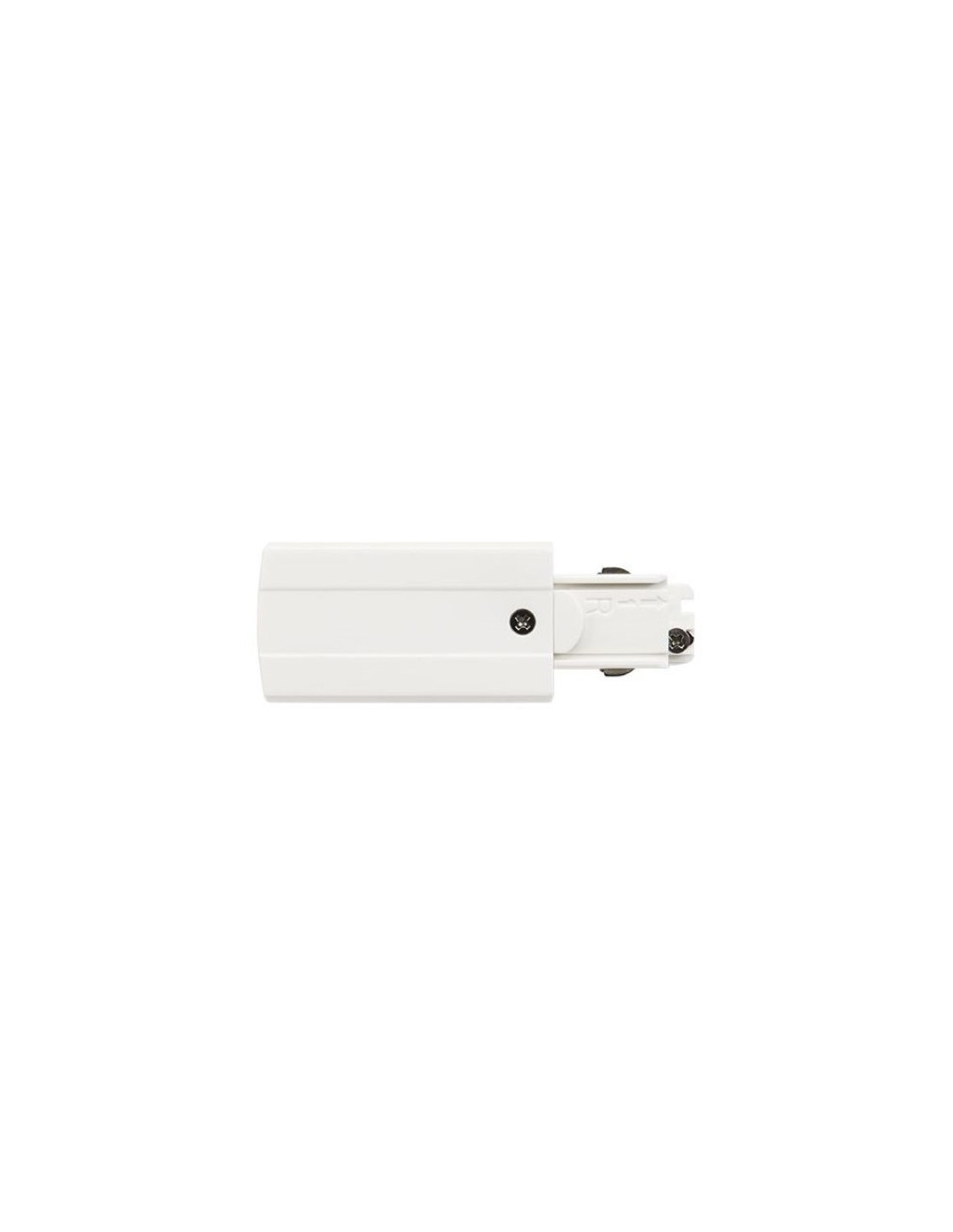 ShopLine Rail 3 All. Embout conduct. blanc ( L )