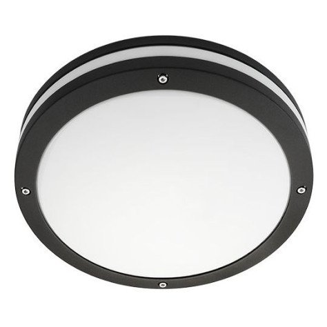 Discos noir mat 2xE27 CFL + détecteur