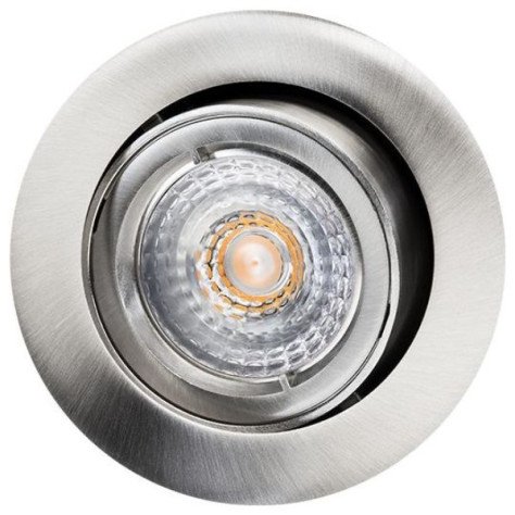 Jupiter acier brossé 6.2W LED GU10 230V 3000K