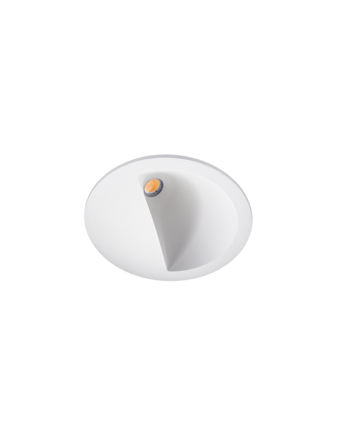Junistar asym Spot enc blanc 9W LED3000K
