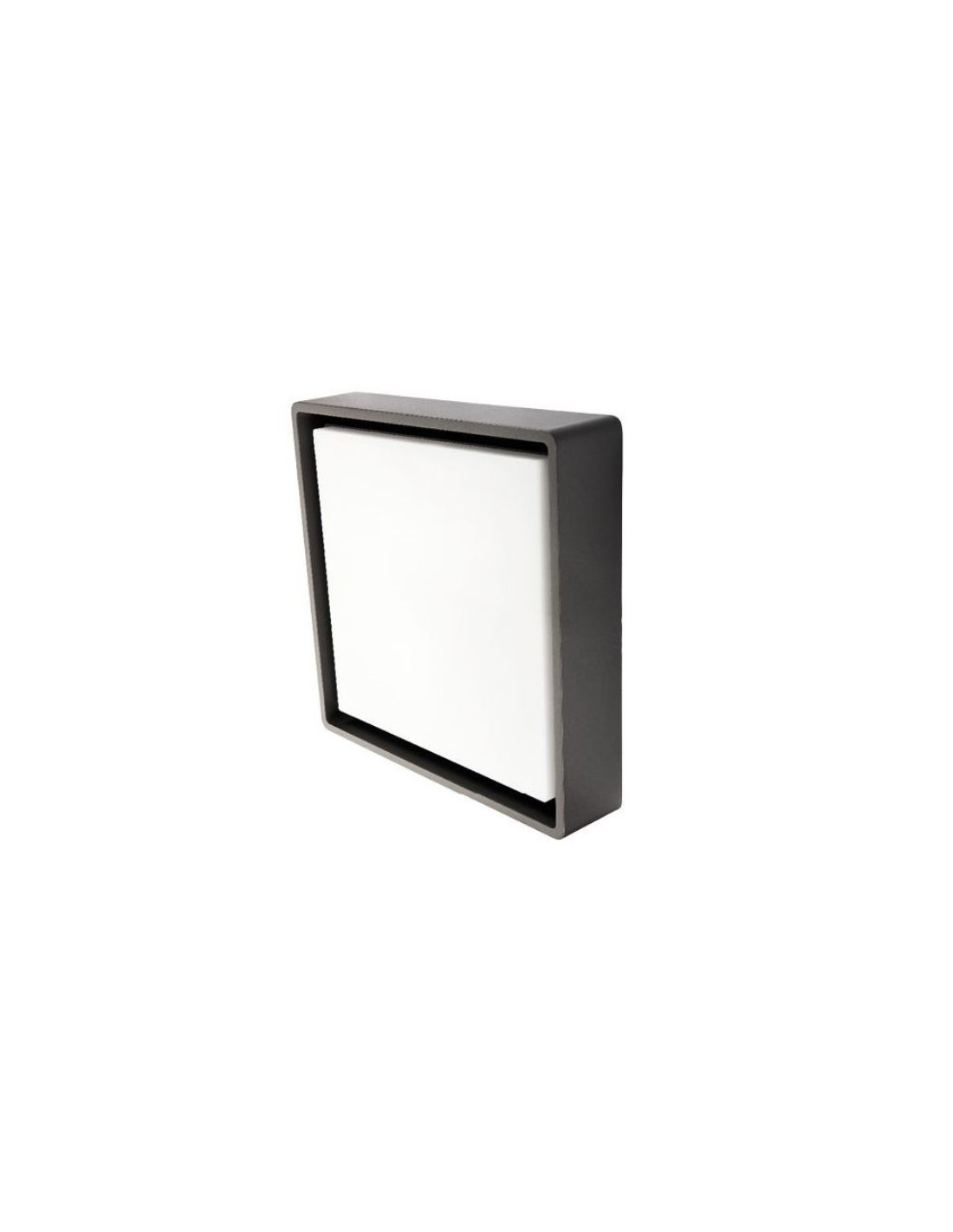 FRAME SQUARE MAXI GRAPHITE LED 3000K