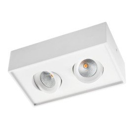 Gyro cube blanc 2x6W LED